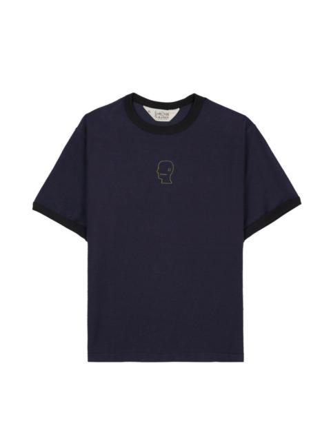 Slubby Ringer T-shirt - Navy