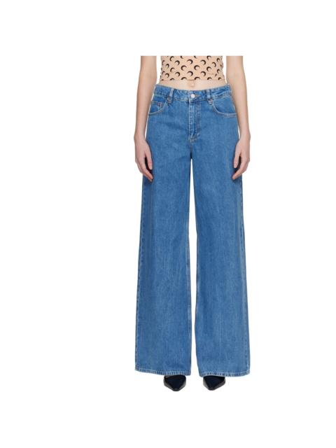 Blue Moon Laser High-Waist Flare Jeans