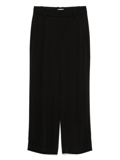pleat-detail tailored trousers