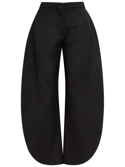 Alaïa Petal Sculpted Wool Trousers