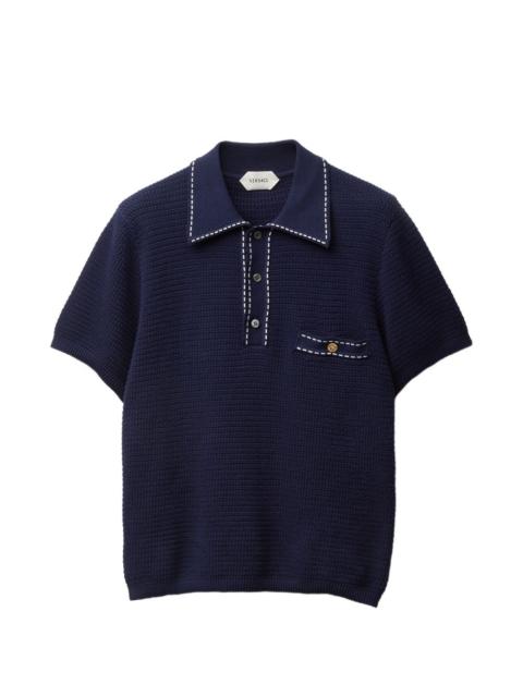 cotton knit polo