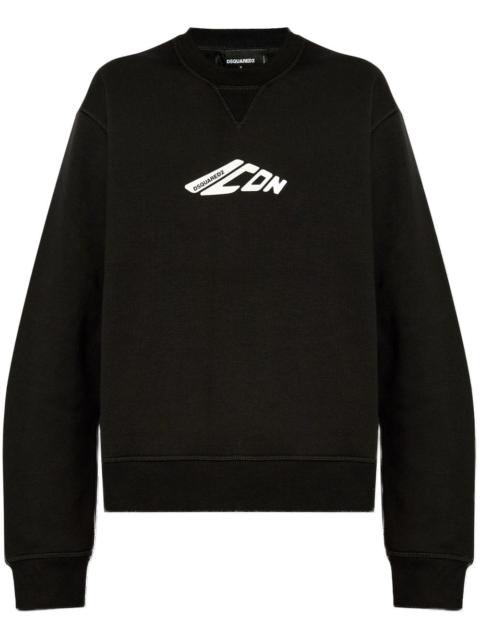 Icon-print sweatshirt