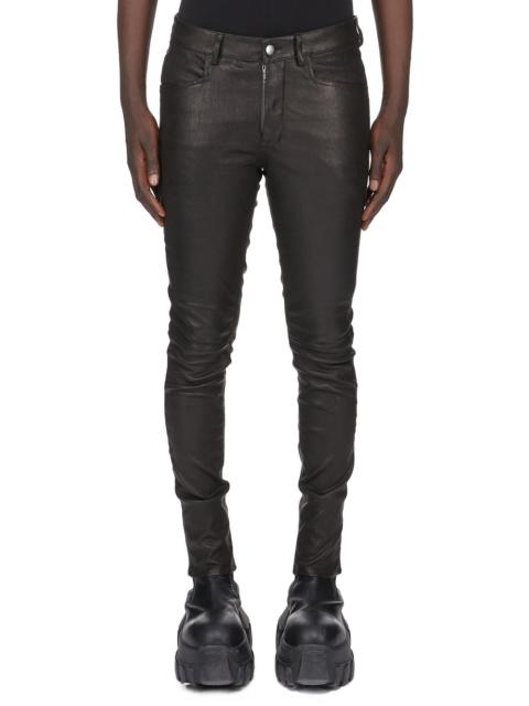 Black Temple Tyrone Leather Pants