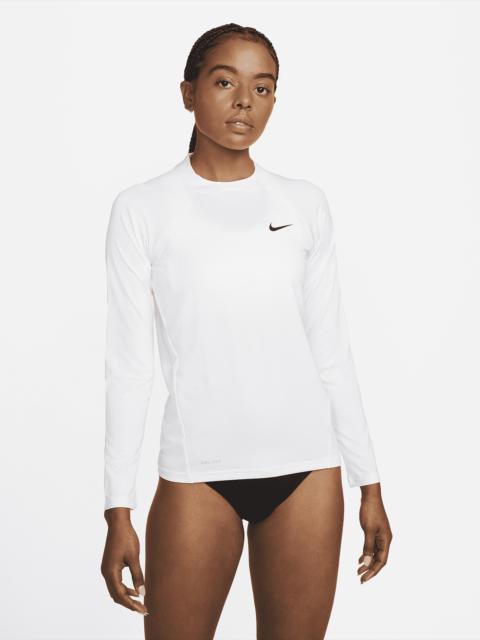 Nike Essential Women's Long-Sleeve Hydroguard Swim Shirt