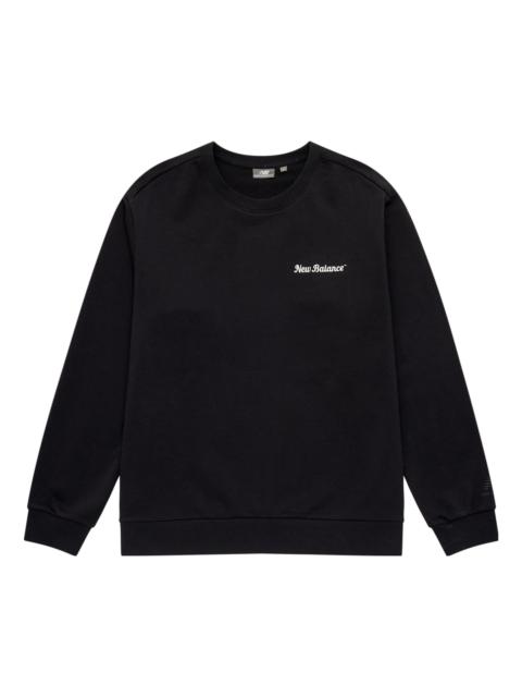 New Balance Sport Sweatshirt 'Black White' 5CD38141-BK