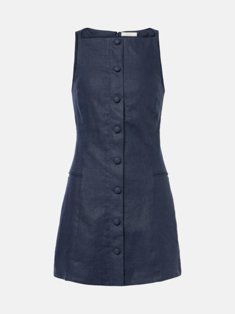 Ambra linen minidress