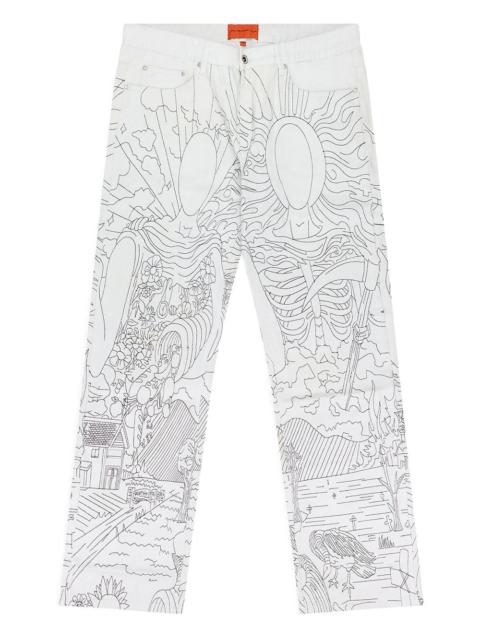 Duality straight-leg jeans