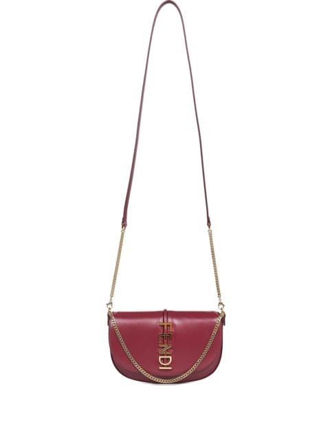 Fendi Lettering Flap Tote Bag
