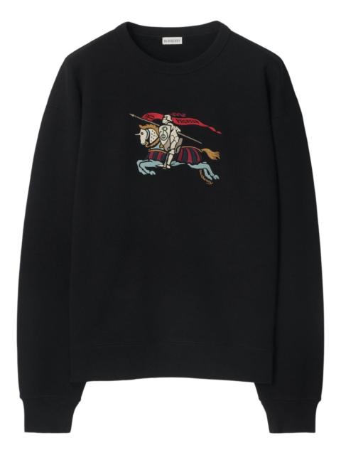 equestrian-knight crew-neck sweatshirt