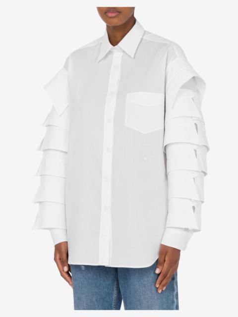 COTTON MUSLIN SHIRT MULTI COLLARS