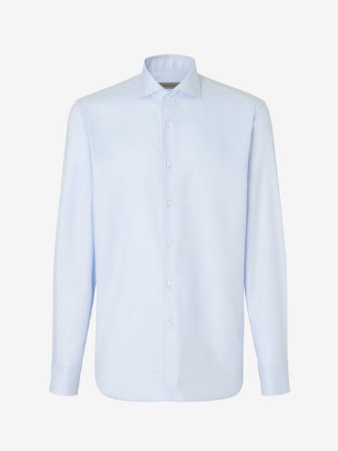 Light blue cotton twill shirt