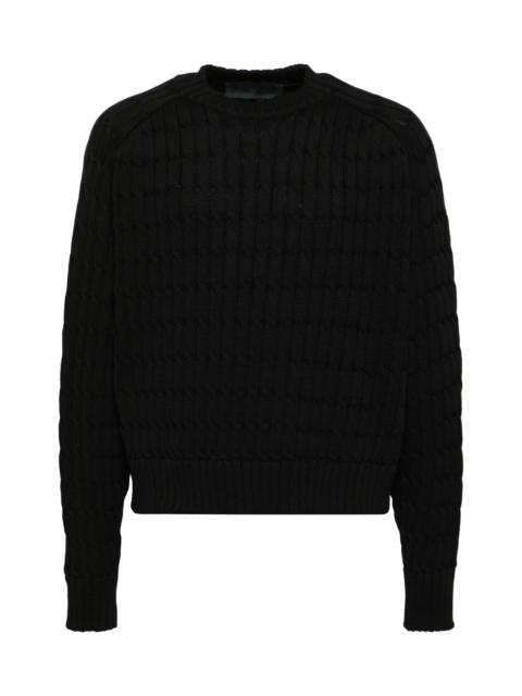CABLE-KNIT PULLOVER SWEATER