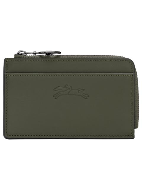 Le Pliage Xtra Card holder Fir - Leather