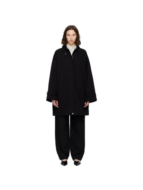 Black Oversized Trench Coat