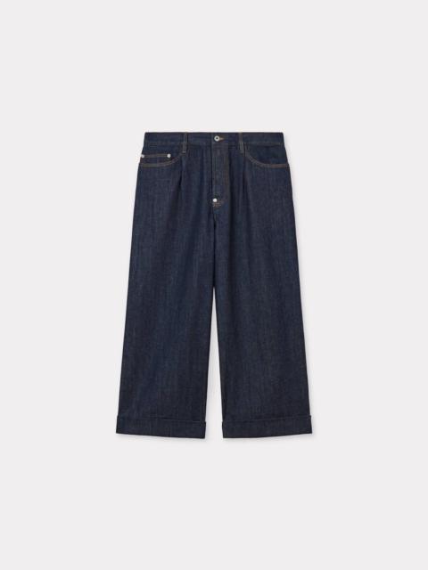 Three quarter buggy jeans in japanese denim