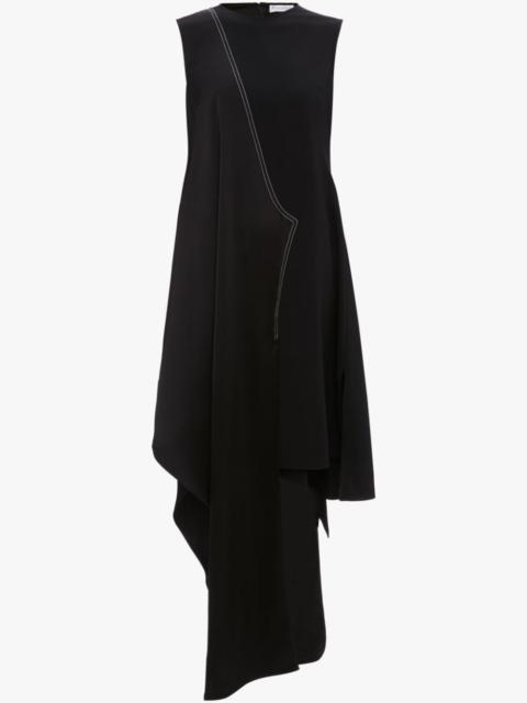 ASYMMETRIC SLEEVELESS DRESS
