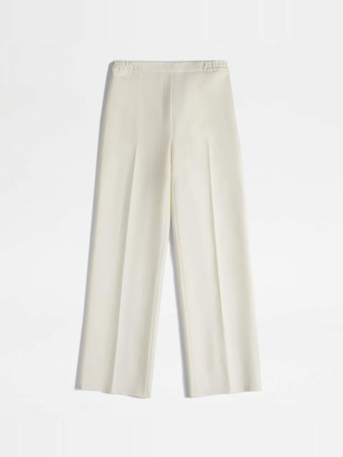 PANTS IN WOOL - WHITE