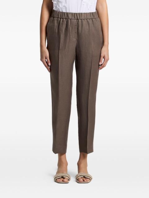 elasticated-waist trousers