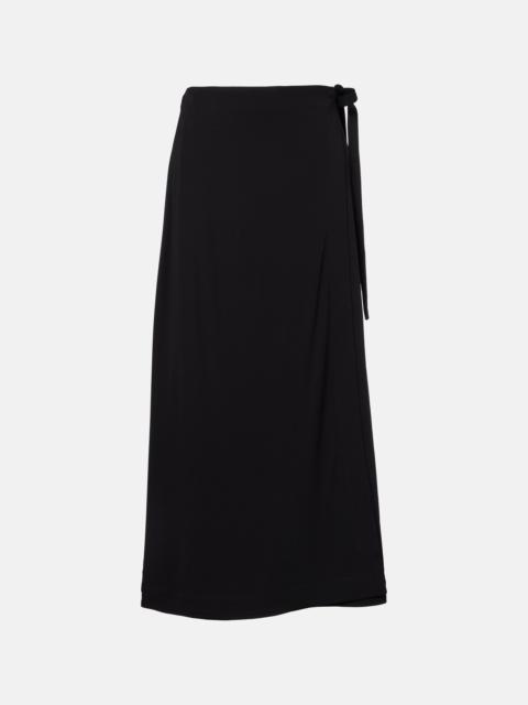 Jersey wrap skirt