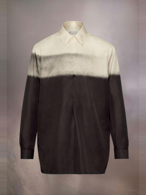 Trompe l'oeil pinstripe shirt