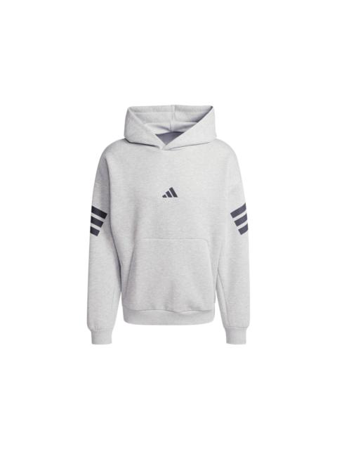 adidas Future Icons 3-Stripes Hoodie Medium Grey Heather