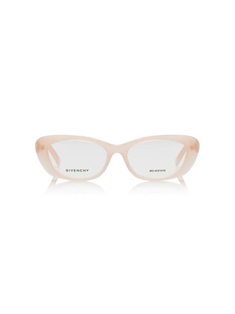 City Cat-Eye Acetate Glasses pink