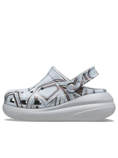 (WMNS) Crocs Classic Crush Disco Clog 'Clear Bue' 208121-0ZT