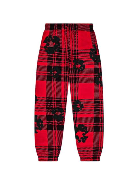 plaid wreath sweatpants