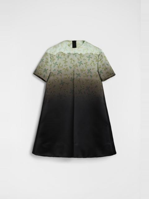 Silk Printed Mini Dress