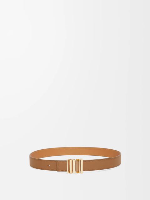 LOEWE graphic belt in classic calfskin