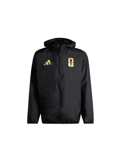 adidas FIFA World Cup 2026 Official Emblem Windbreaker Jacket Black