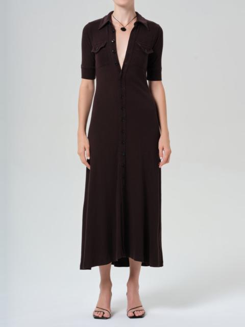 Amina Polo Dress
In Chocolate