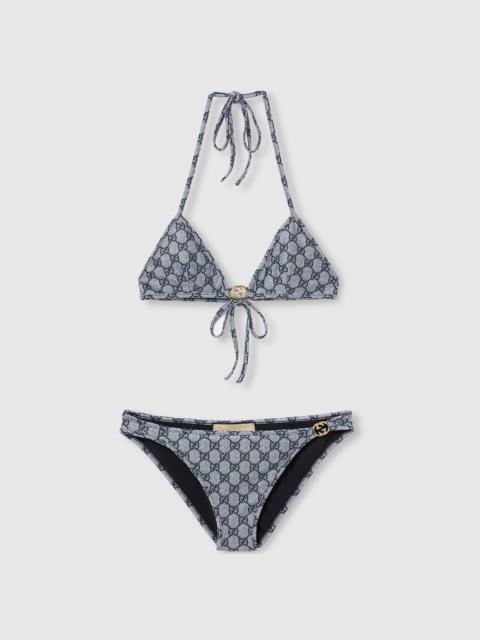 GG stretch jersey bikini