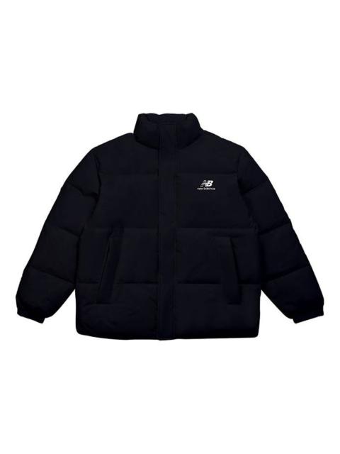New Balance Logo Print Down Jacket 'Black' AMJ24359-BK
