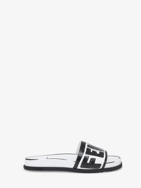 Fendi Roma Joshua Vides leather Fussbett sandals