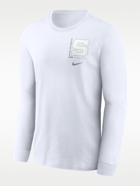 Penn State 2025 White Out Men's Nike College Long-Sleeve T-Shirt