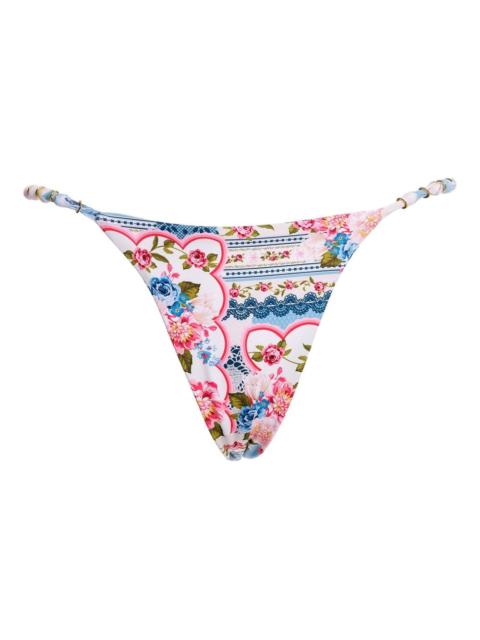 Dakota floral-print bikini bottom