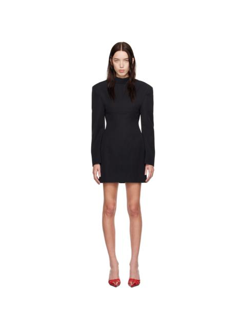 Black Flipside Blazer Minidress