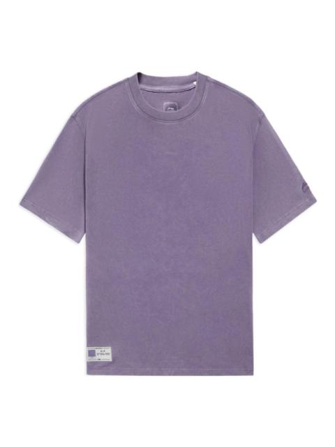 Li-Ning Loose Fit T-shirt 'Purple' AHSS361-7