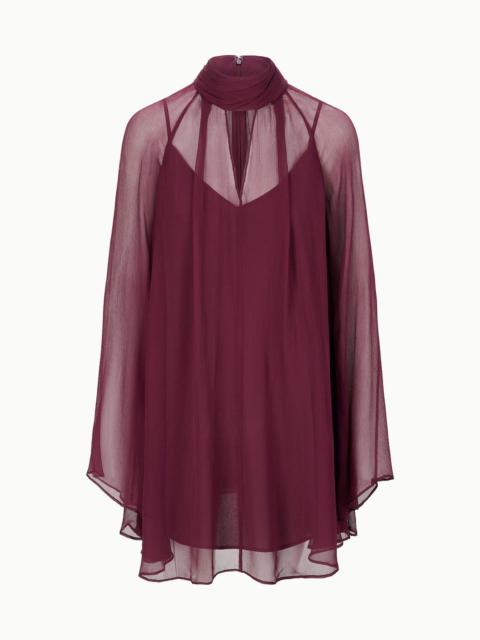 STAUD ESTHER MINI DRESS SYRAH