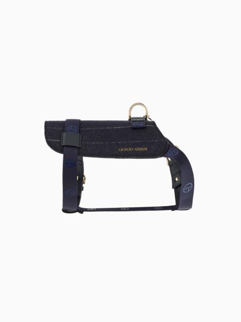 POLDO X GIORGIO ARMANI HARNESS IN VIRGIN WOOL AND LEATHER