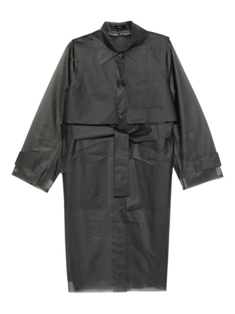 belted trench coat