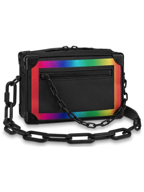 Louis Vuitton Soft Trunk Taiga Mini Black/Rainbow
