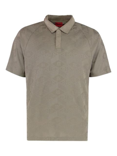 jacquard polo shirt