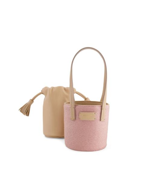 logo-patch beach bag