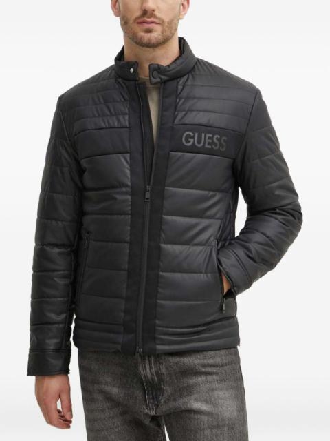quilted zip jacket