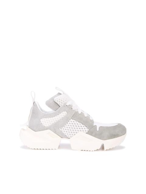 panelled sneakers