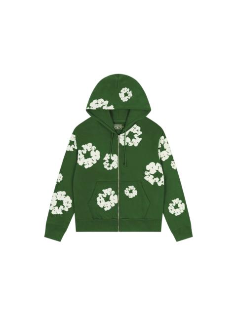Denim Tears Cotton Wreath Zip Hoodie Green