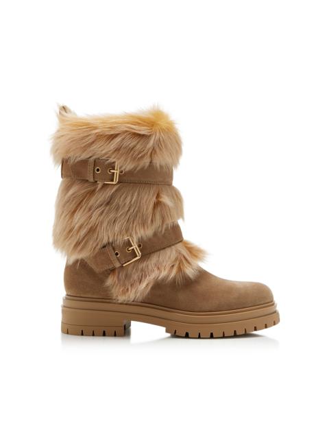 Maverick Shearling Boots tan