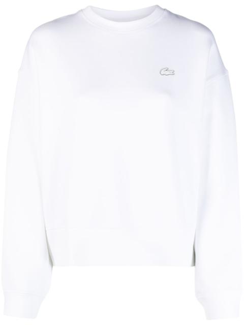 logo-appliqué long-sleeve sweatshirt
